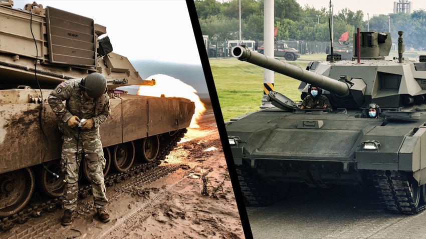 So sánh xe tăng T-14 Armata Nga đưa tới Ukraine và xe tăng Abrams của Mỹ